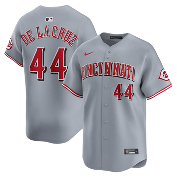 CUSTOM NAME & NUMBER Cincinnati Reds Nike Road Limited Player Jersey - Gray