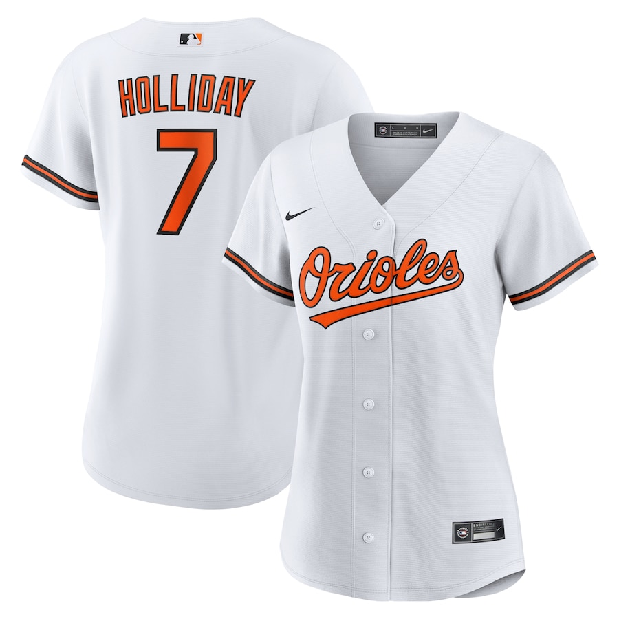 CUSTOM NAME & NUMBER Baltimore Orioles Nike Women's Home Replica Player Jersey - White