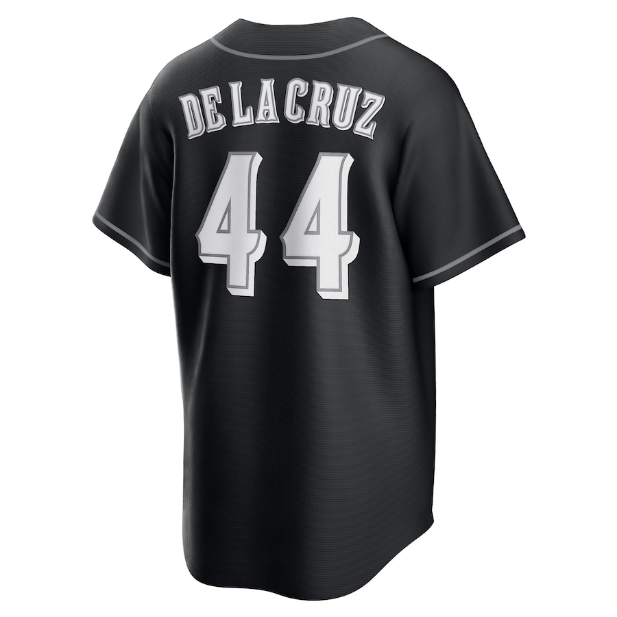 CUSTOM NAME & NUMBER Cincinnati Reds Nike Lights Out Replica Player Jersey - Black
