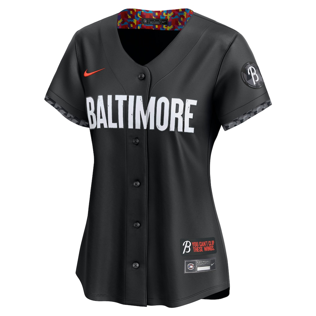 CUSTOM NAME & NUMBER Baltimore Orioles Nike Women's City Connect Limited Jersey – Black