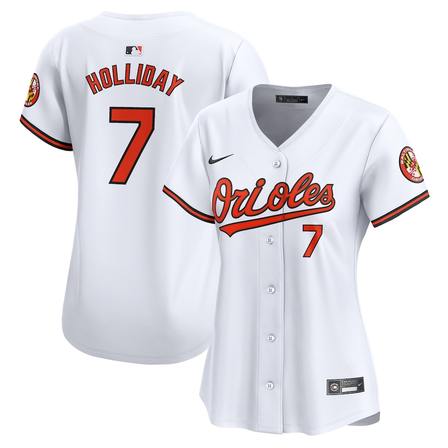 CUSTOM NAME & NUMBER Baltimore Orioles Nike Women's Home Limited Player Jersey - White
