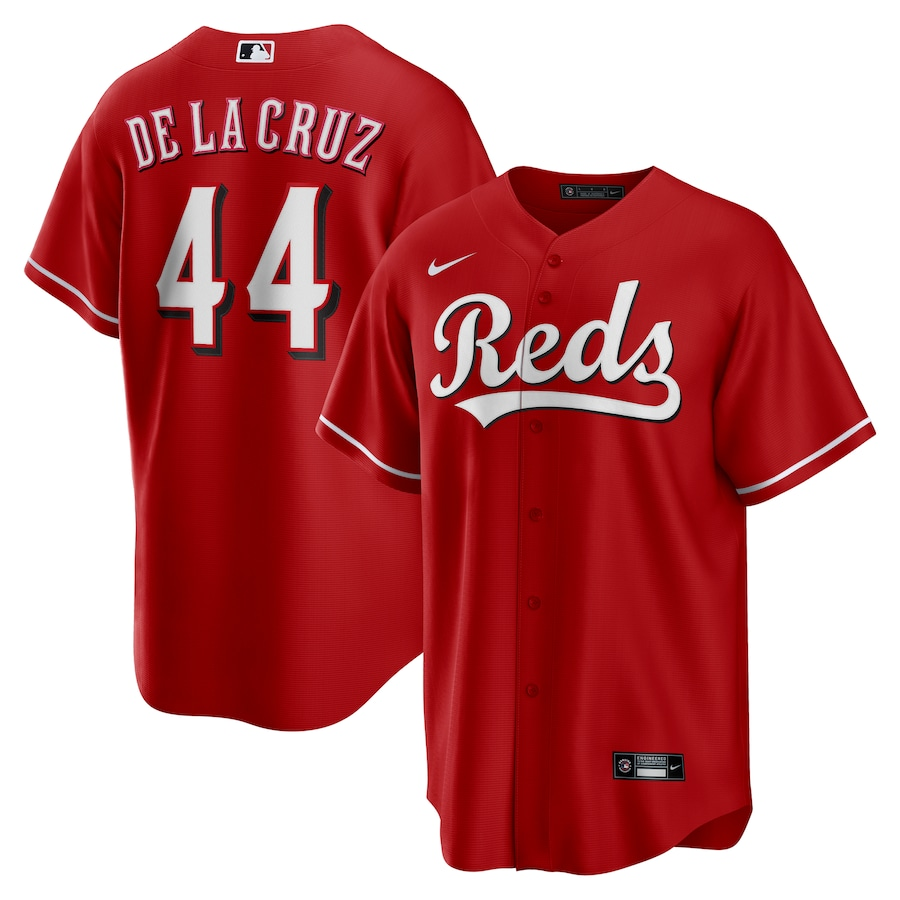 CUSTOM NAME & NUMBER Cincinnati Reds Nike Alternate Replica Jersey - Red