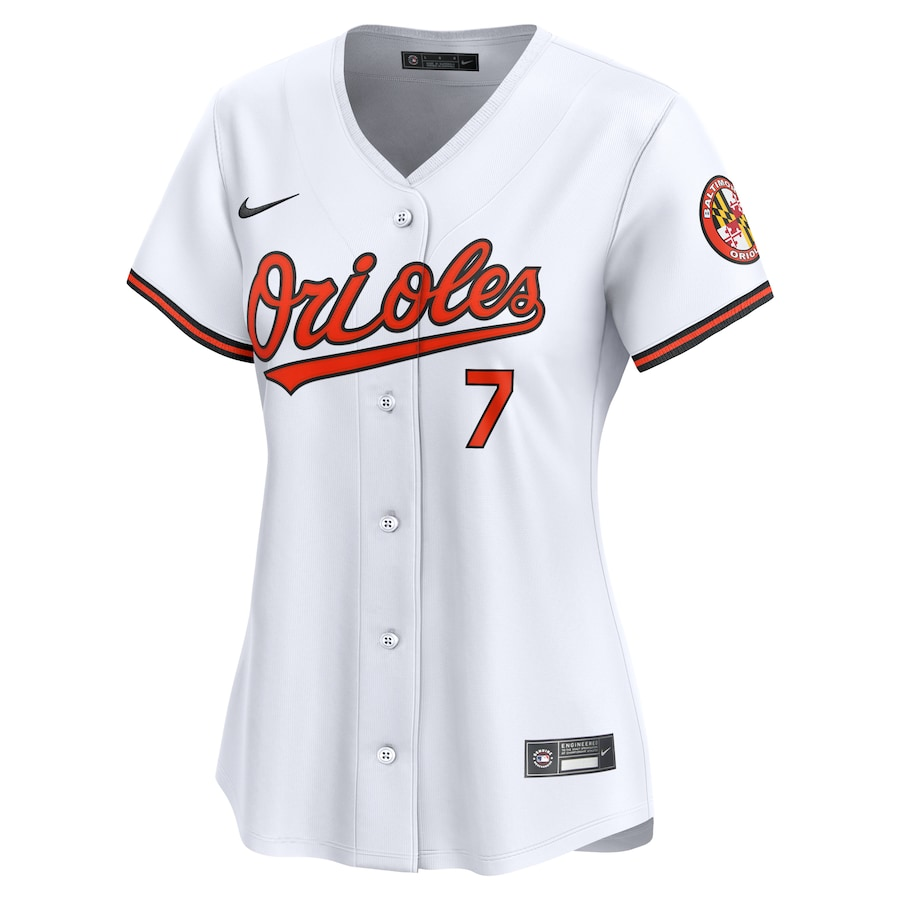 CUSTOM NAME & NUMBER Baltimore Orioles Nike Women's Home Limited Player Jersey - White