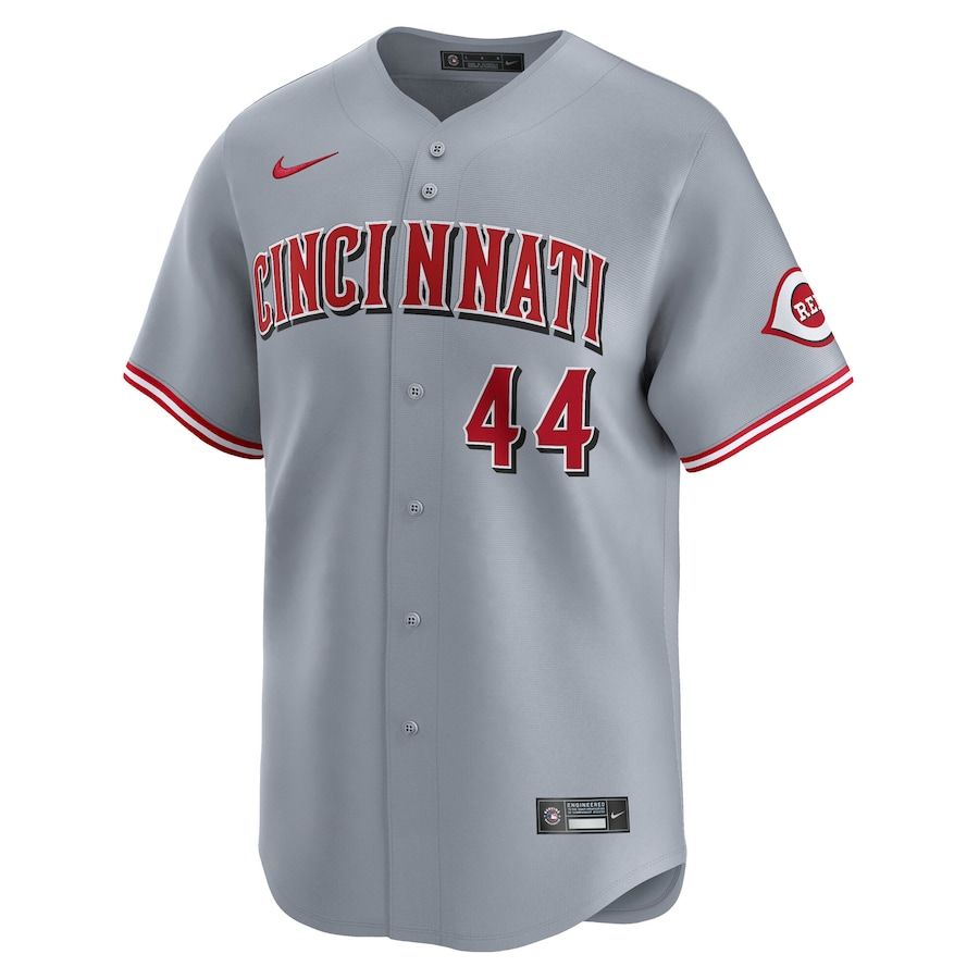 CUSTOM NAME & NUMBER Cincinnati Reds Nike Road Limited Player Jersey - Gray