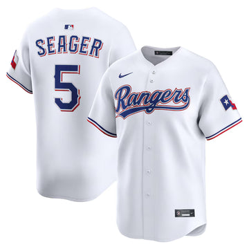 CUSTOM NAME & NUMBER Texas Rangers Nike Home Limited Player Jersey - White