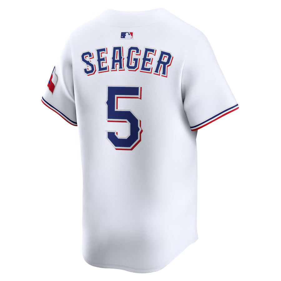 CUSTOM NAME & NUMBER Texas Rangers Nike Home Limited Player Jersey - White