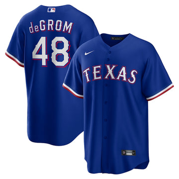CUSTOM NAME & NUMBER Texas Rangers Alternate 2 Replica Jersey - Royal