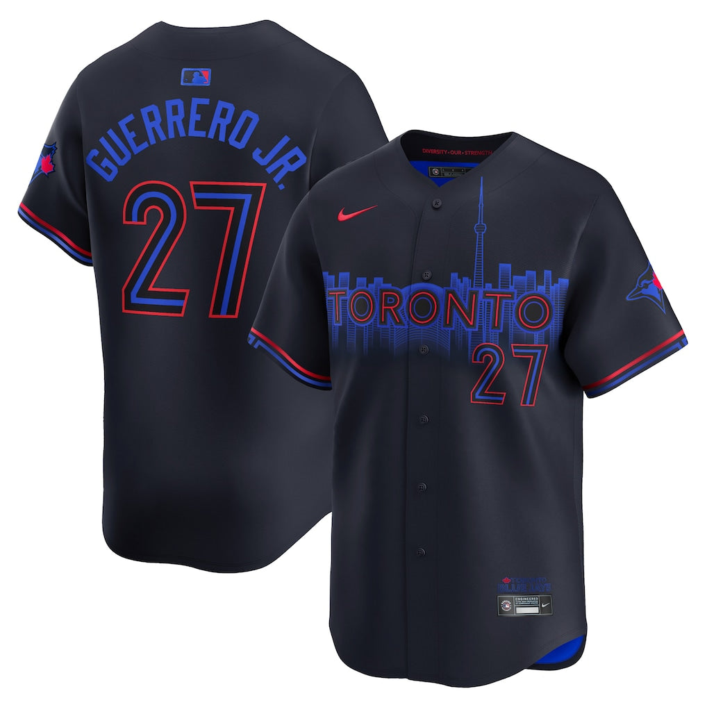CUSTOM NAME & NUMBER Toronto Blue Jays 2024 City Connect Limited Player Jersey - Black