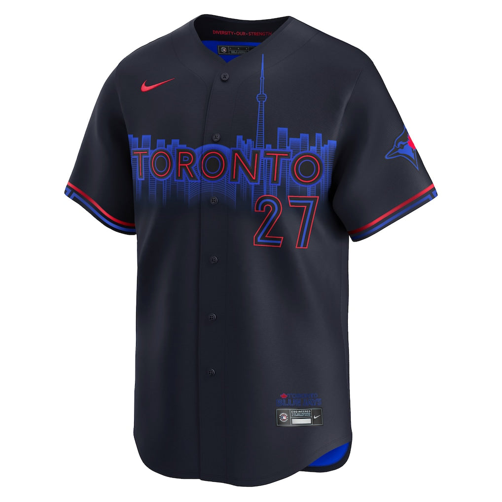 CUSTOM NAME & NUMBER Toronto Blue Jays 2024 City Connect Limited Player Jersey - Black