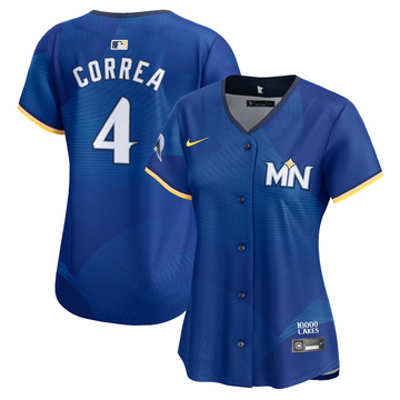 CUSTOM NAME & NUMBER Minnesota Twins Women's 2024 City Connect Limited Jersey - Royal