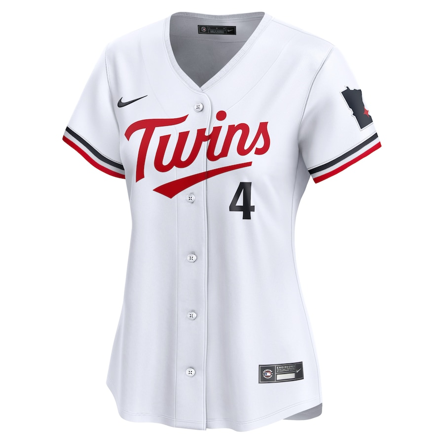 CUSTOM NAME & NUMBER Minnesota Twins Women's Home Limited Player Jersey - White