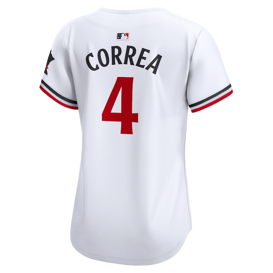 CUSTOM NAME & NUMBER Minnesota Twins Women's Home Limited Player Jersey - White