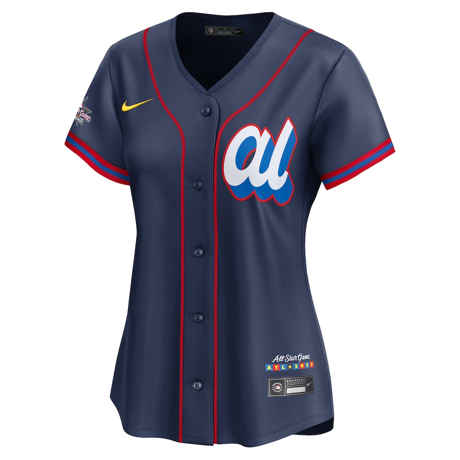 CUSTOM NAME & NUMBER American League Women's 2025 All-Star Edition Limited Jersey - Navy